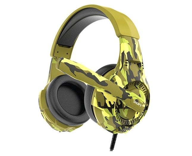 Snopy Sn-8800 Gametime Kamuflaj Gaming Kulaklık - Oyuncu Deep Bass Mikrofonlu