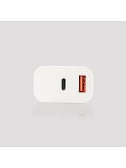 COMPAXE CTA-250CA TL 25+18W PD/QC + TYPE C TO LIGHTNING 3 A KABLOLU SET BEYAZ