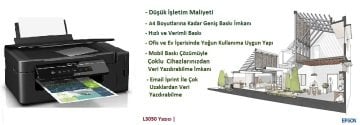Epson Ecotank ITS L3050 Mürekkep Tanklı Wifi Yazıcı - Düşük İşletim Maliyetli Fotokopi Tarayıcı Yazıcı