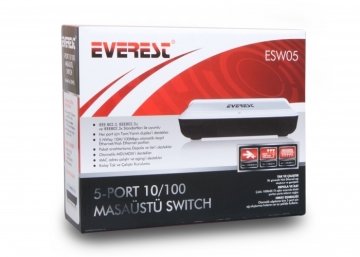 Everest ESW05 5 Port 10/100Mbps Ethernet Switch Hub