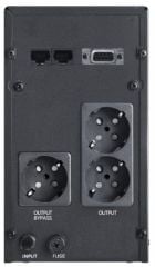 MU02000L11EA005 2000VA Line-İnteractive 2 Adet 12V 9AH Akü 4/10 Dk UPS Siyah Lion Modeli