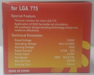 VERSATİLE LGA 775 PİN İŞLEMCİ FANI