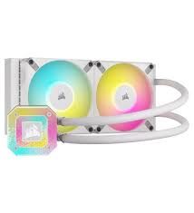 CORSAİR İCUE H100İ ELİTE XT 240MM 2 X AF140 RGB FAN SIVI İŞLEMCİ SOĞUTUCUSU BEYAZ (CW-9060072-WW)