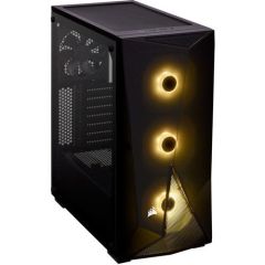 CORSAIR CC-9020132-EU SPEC-DELTA RGB TEMPERED GLASS MID-TOWER ATX GAMING CASE +CV650 POWER SUPPLY BLACK