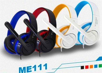 VYKON ME111 USB GİRİŞLİ MİKROFONLU KATLANABİLİR KULAKLIK SÜPER SES KALİTESİ TURUNCU BEYAZ