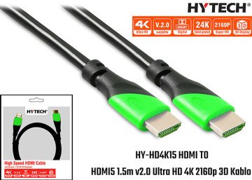 Hytech Hy-Hd4k15 Hdmi Kablo 15 Metre v2.0 UHD 4K 2160p 3D -15M TV