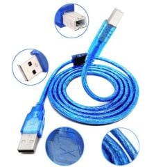 POWERMASTER 1.5 METRE 2.0V ŞEFFAF USB YAZICI KABLOSU (u2015) FULLY