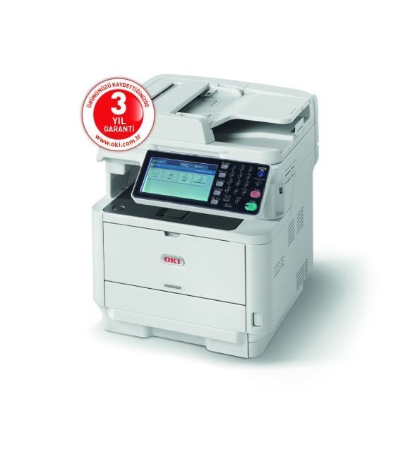 OKI 45762122 MB562DNW EURO A4 ÇOK FONKSİYONLU SİYAH LAZER YAZICI/ TARAYICI/FOT./FAX 45 ppm