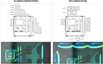 Cougar Gemini S Rgb Gaming Kasa Cgr-5bmbg-Rgb Trelux Iron Gray
