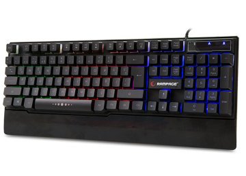 Rampage Kb-R66 Gaming Klavye - Gökkuşağı Aydınlatmalı Multimedia Oyuncu Tasarım