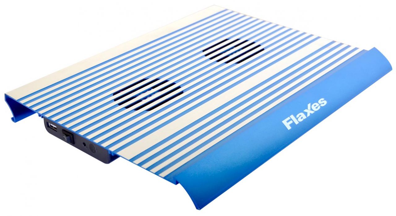 Flaxes FN-3333 Alüminyum Süper Sessiz USB Çift Fanlı Notebook Soğutucu