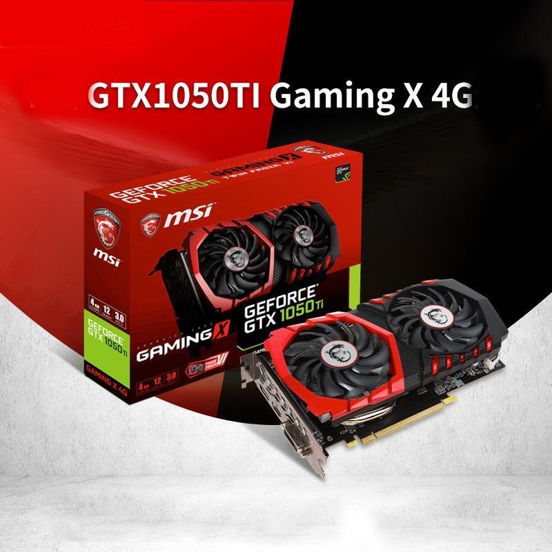 MSI GeForce GTX 1050 TI GAMING X 4G GDDR5 128 Bit Ekran Kartı