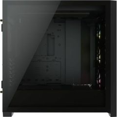 CORSAIR CC-9020133-EU ICUE 4000X RGB TG 4X ARGB FAN MID TOWER KASA + CX750F RGB PSU