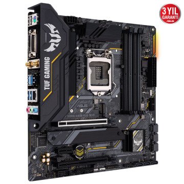 ASUS TUF GAMING B460M-PLUS WI-FI 2933MHz DDR4 Soket 1200 M.2 HDMI DP ATX Anakart