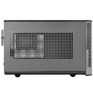 SST-SG13B-500 500W alüminyum 2x USB 3.0 mini-itx kasa - mesh ön panel