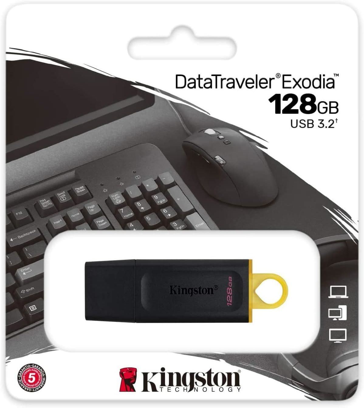 KINGSTON DataTraveler Exodia 128GB USB 3.2 Flash Disk