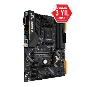 ASUS TUF B450-PLUS GAMING 4400MHz(OC) DDR4 Soket AM4 RGB M.2 HDMI DVI ATX Anakart