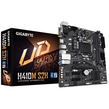 GIGABYTE H410M S2H 2933MHz DDR4 Soket 1200 M.2 HDMI DVI VGA mATX Anakart