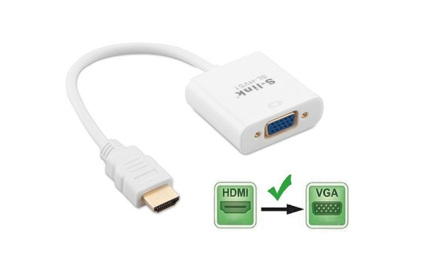 S-link SL-HVS11 Hdmi to Vga+Audio Çevirici Adaptör