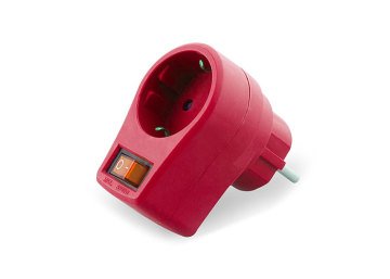 S-link MSX-0US Akım Koruyuculu Kırmızı Priz