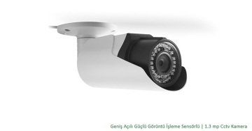 Everest DF-915 1.3Mp Geniş Açılı Güçlü Görüntü İşleme Sensörlü Dış Mekan Güvenlik Kamerası