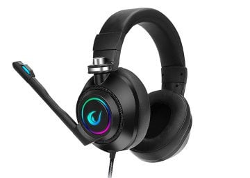 Rampage RM-K20 AMAZE Siyah USB 7.1 Noice Cancelling Mic RGB Ledli Gaming Oyuncu Mikrofonlu Kulaklık