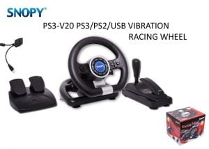 Snopy V20 PC/PS2/PS3 Titreşimli 3 in 1 Direksiyon