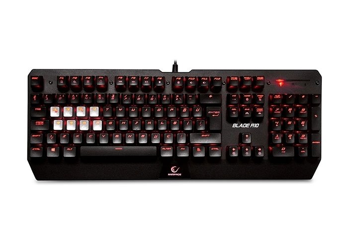 Everest Rampage Blade R10 Siyah USB Aydınlatmalı Oyun Q Mekanik Klavye