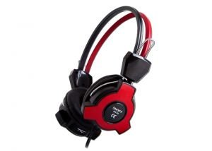 Snopy SN-50 Kırmızı/siyah Mikrofonlu Kulaklık