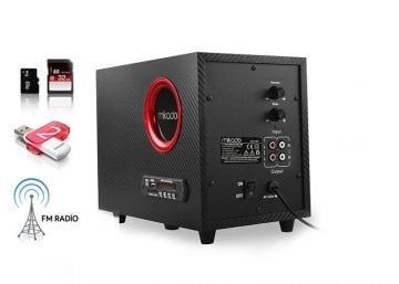Mikado MD-19BT 2+1 Siyah Usb+SD+Fm Destekli Multimedia Bluetooth Speaker