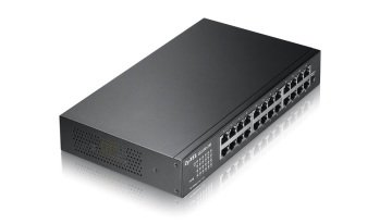ZyXEL GS1100-24E 24 Port Gigabit Switch - 10/100/1000 Rackmount Switch