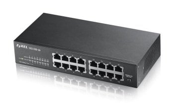 ZyXEL GS1100-16 16 Port Gigabit Switch - 10/100/1000 Rackmount Switch