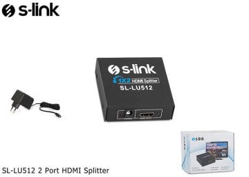 S-Link SL-LU612/lu512 2 Port HDMI Splitter