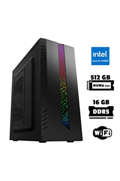 MOD BUSINESS MO-O14B D4 i5 INTEL 14400F 16GB 512GB GT710 MASAÜSTÜ OEM BİLGİSAYAR