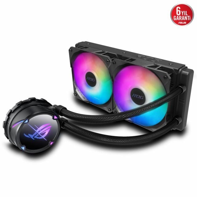 ASUS ROG STRIX LC II 240 ARGB AURA SYNC RGB 120MM ADRESLENEBİLİR RGB FAN SIVI CPU SOĞUTUCUSU