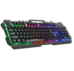 Rampage KB-R57 XJAMMER GökkuşağıAydınlatmalı USB Tam Türkçe Gaming Oyuncu Klavyesi Rampage