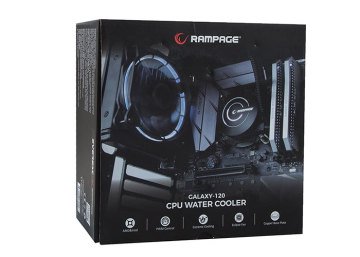 Rampage Galaxy-120 Socket AM4/ INTEL 2011 120x120x25mm Su Soğutma CPU Soğutucu