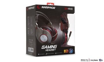 Rampage SN-RX9 Gümüş USB 7.1 Surround Professional Gaming Mikrofonlu Kulaklık