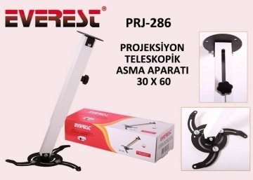 Everest PRJ-286 30-60cm 360-45derece 13kg Teleskopik Projeksiyon Askı Aparatı