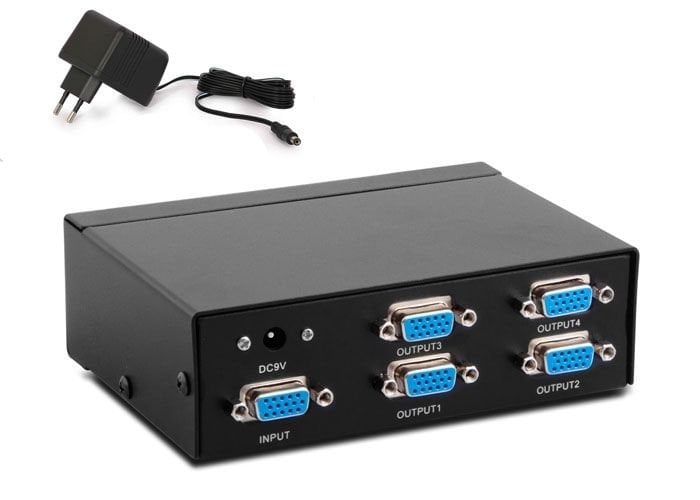 S-link SL-5504 4 VGA 500Mhz Monitör Çoklayıcı