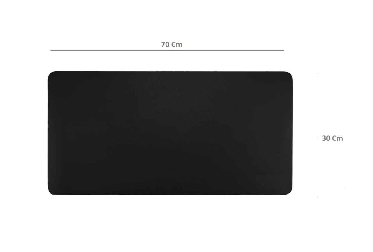 Addison 300271 Siyah Renk Oyuncu ve Ofis Mouse Pad...Ofis ve Oyuncu Kullanımı İçin Uygun Aşınmaya Dayanıklı Kaydırmaz Kauçuk Tabanlı Klasik Tasarım Mouse Pad