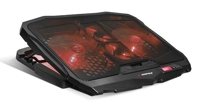 Rampage AD-RC4 4 Fanlı Led Işıklı 15''-17'' Ultra Sessiz Gaming Notebook Soğutucu