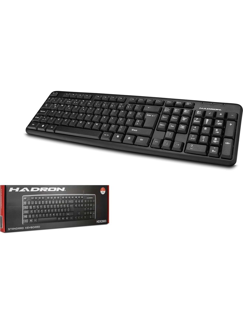 HADRON HDX2603 KLAVYE STANDART KABLOLU Q