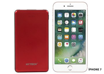 Hytech HP-C10 10000mAh Powerbank 2 Usb Port Kırmızı Taşınabilir Pil Şarj Cihazı