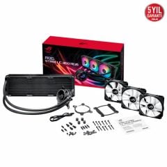 ASUS ROG RYUO III 360 ARGB ANIME MATRIX LED EKRAN AURA SYNC RGB 120MM*3 ADRESLENEBİLİR RGB FAN ROG ARGB CPU SOĞUTUCUSU