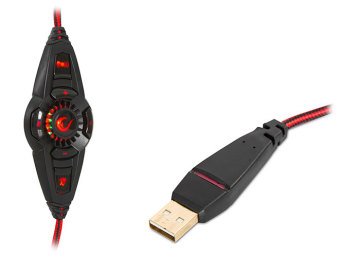 Snopy Rampage Rivia G40 USB 7.1 Oyuncu Siyah/kırmızı Mikrofonlu Kulaklık
