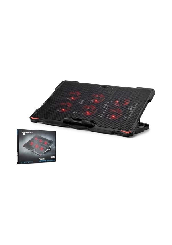 HADRON POLAR NOTEBOOK SOĞUTUCU LEDLİ 6 FANLI