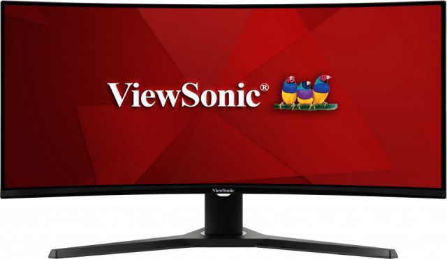 VIEWSONIC VX3418-2KPC GAMING MONITOR 34 1MS 144HZ VA 3440X1440 WQHD 300 HDMI DP 21:9 80M:1 16.7M HOPARLOR 3 KENAR CERCEVESIZ 1500R KAVIS FREESYNC PREMIUM FLICKER FREE MAVI ISIK FILTRESI TILT YUKSEKLIK AYARI VESA