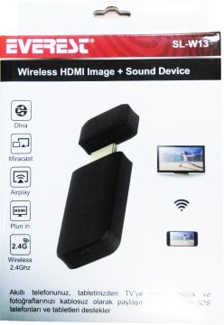 EVEREST SL-W13 KABLOSUZ GÖRÜNTÜ ve SES AKTARICI