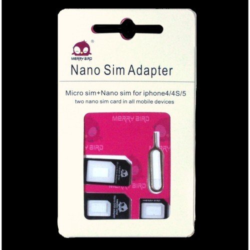 Nano ve Micro Sim Kart Adaptörü ve İğnesi